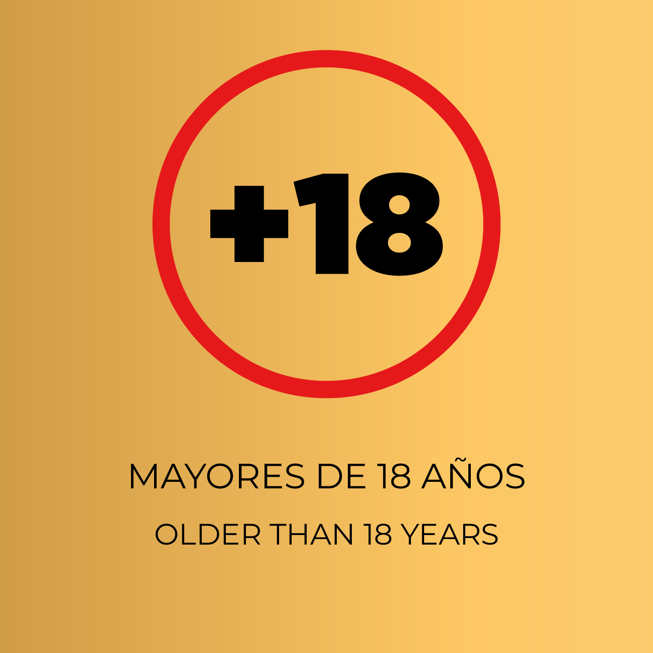 Acceso a mayores de 18 años